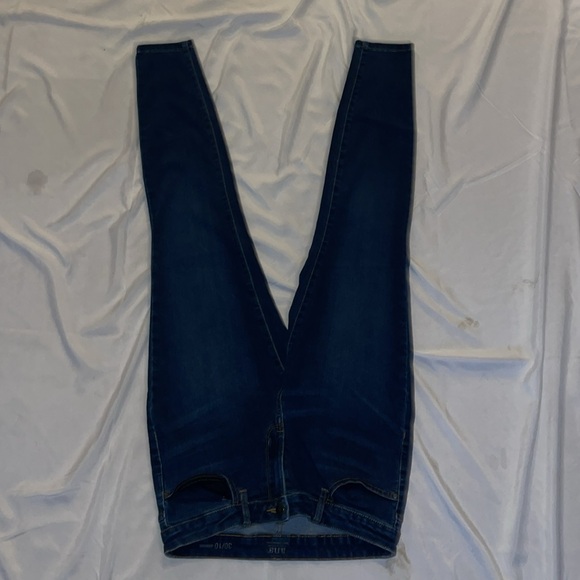 a.n.a Jeans Stretch Blue denim skinny anke Size 10 - Picture 3 of 9